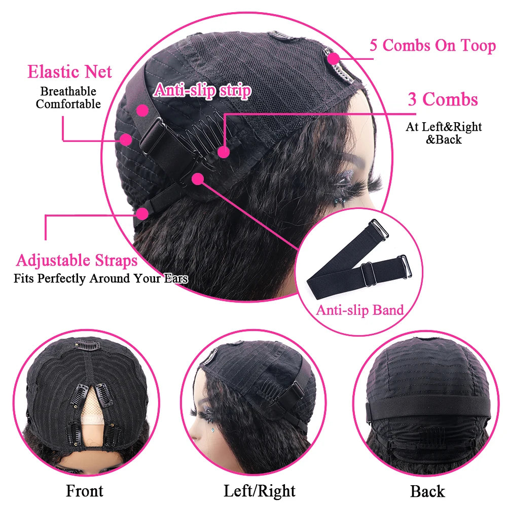 V Part Body Wave Wig
