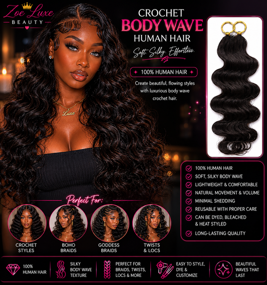 Crochet Body Wave Human Hair