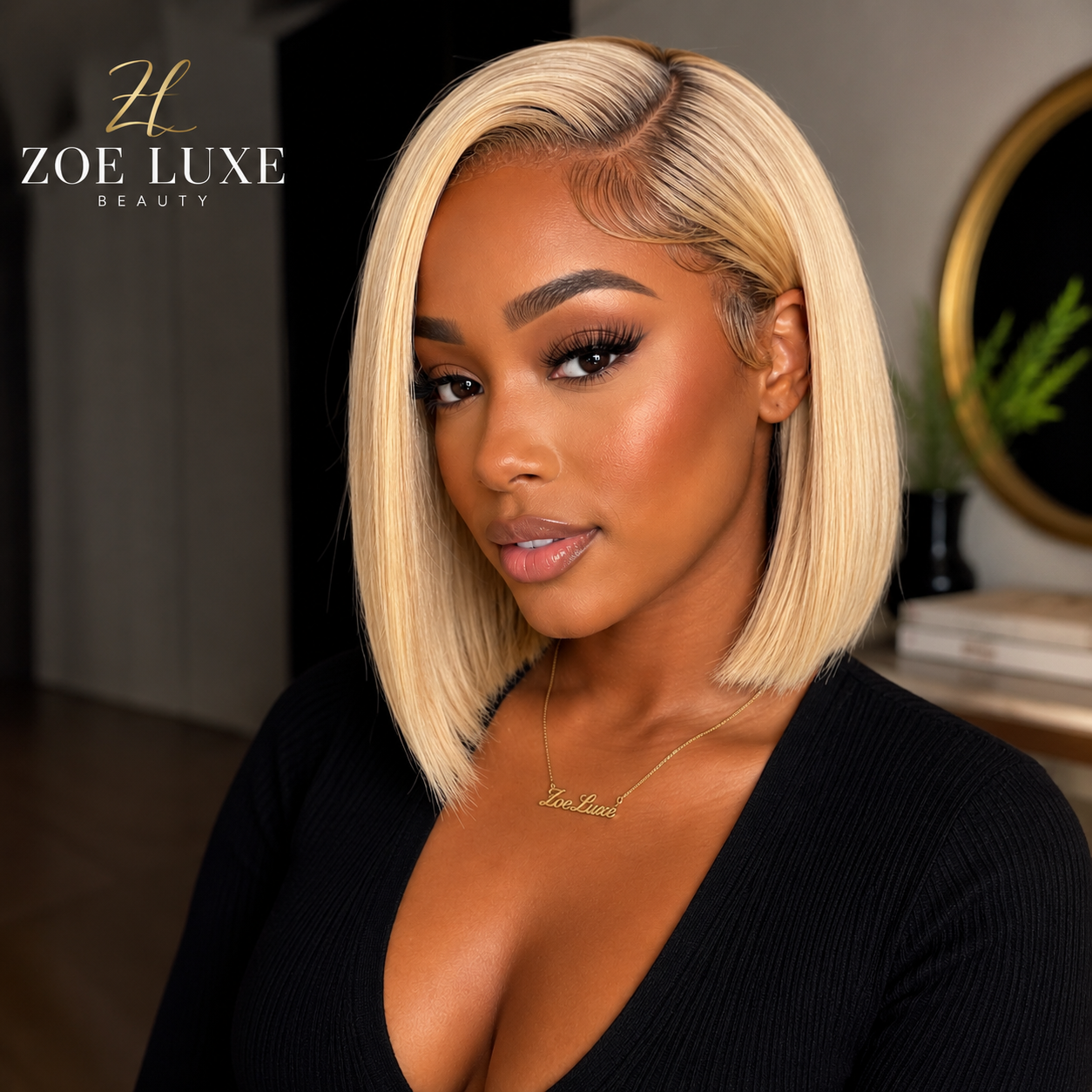 Blonde Straight Bob Wig