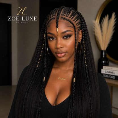 Kinky Straight Bulk Human Hair Extensions