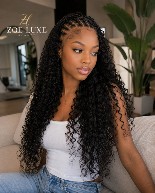 Raw Indian Curly Bulk Human Hair Extensions