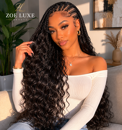 Raw Indian Wavy Bulk Human Hair Extensions