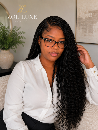 Brazilian Deep Wave Bulk Human Braiding Hair