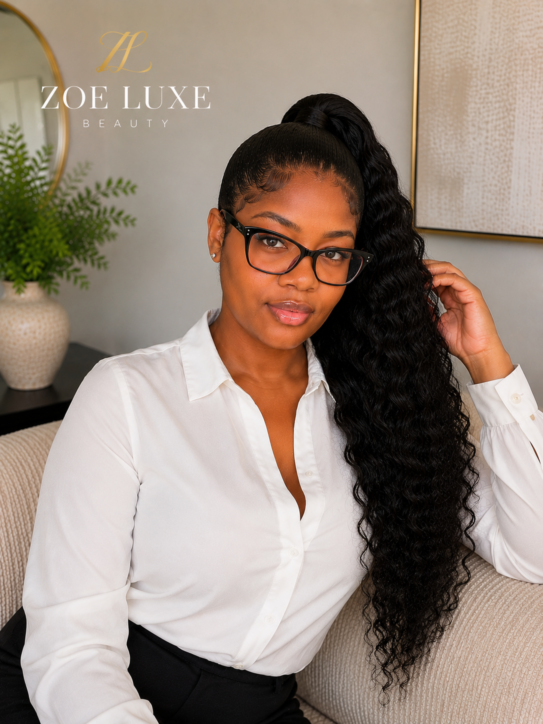 Natural Black Ponytail