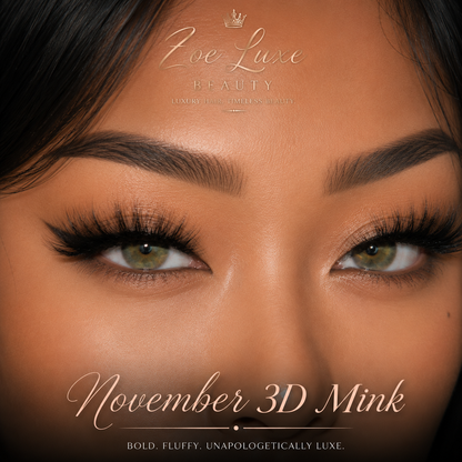 November 3D Mink Lashes 25mm