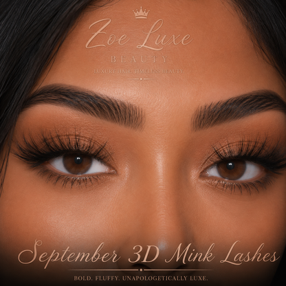 September 3D Mink Lashes 25mm