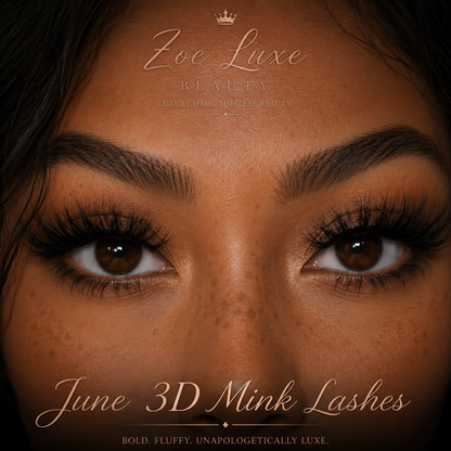 June 3D Mink Lashes 25mm