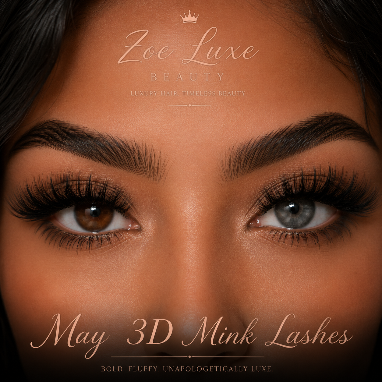 May 3D Mink Lashes 25mm