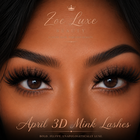 April 3D Mink Lashes 25mm