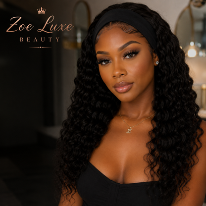 Deep Wave Headband Wig