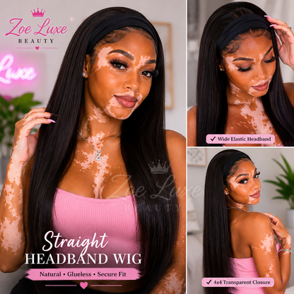 Straight Headband Wig