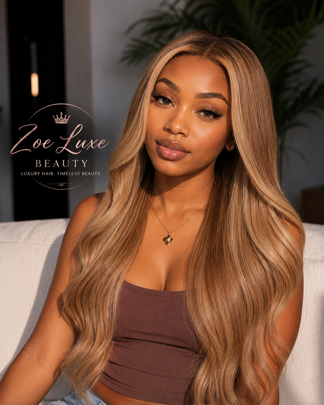 Honey Blonde Seamless Clip-In