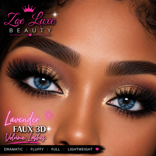 Lavender Faux 3D Volume Lashes