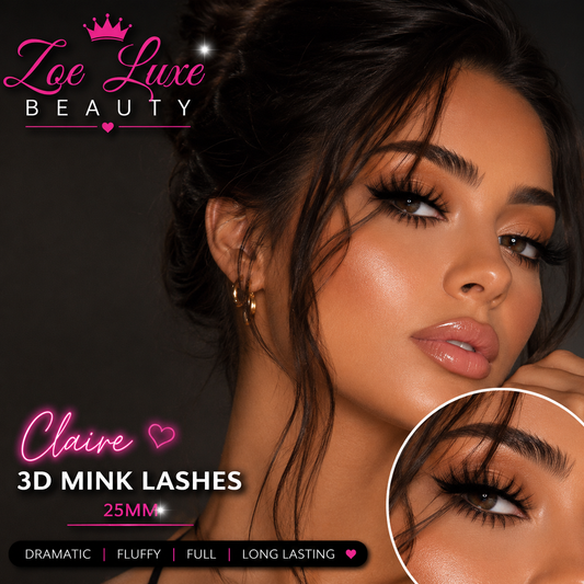 Claire 3D Mink Lashes
