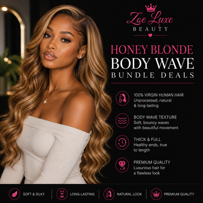 Honey Blonde Body Wave Bundle Deals