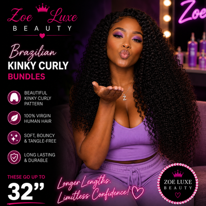 Brazilian Kinky Curly Bundles
