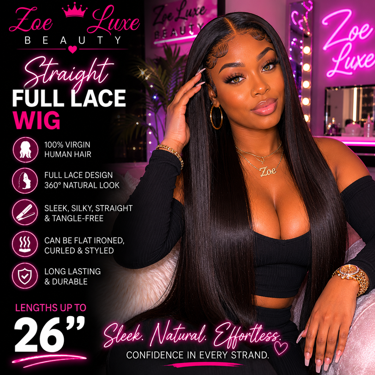 Straight Full Lace Wig