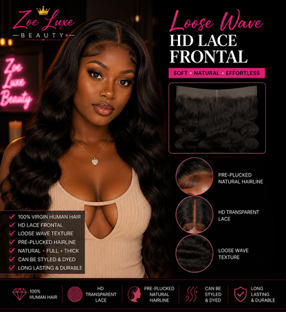 Loose Wave HD Lace Frontal