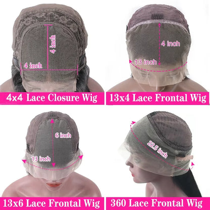 Kinky Straight Lace Front Wig