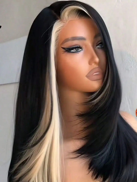 Glueless Highlight HD Transparent Lace Front Wig