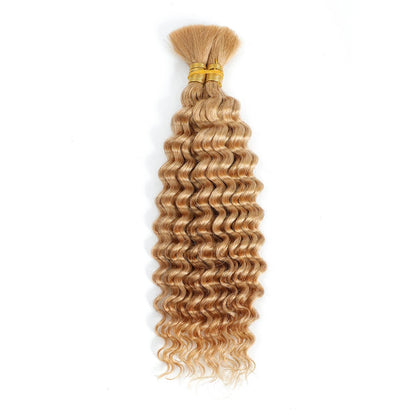 Brazilian Deep Wave Bulk Human Braiding Hair
