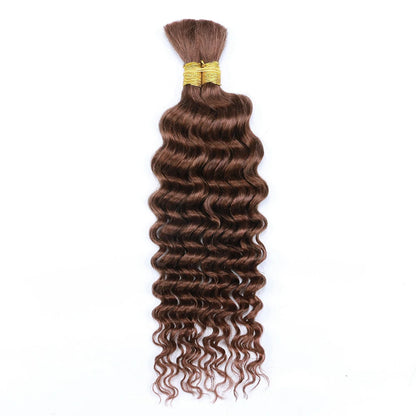 Brazilian Deep Wave Bulk Human Braiding Hair