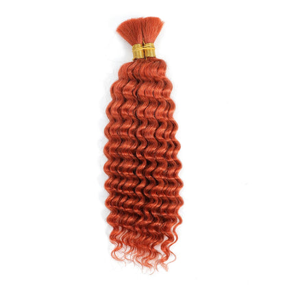 Brazilian Deep Wave Bulk Human Braiding Hair