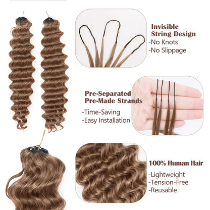 Deep Wave Crochet Hair