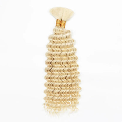 Brazilian Deep Wave Bulk Human Braiding Hair